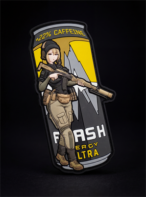 {{photo.Alt || photo.Description || 'Нашивка, патч "ENERGY ТЯН, FLASH" ПВХ от Корпуса Вышивания'}}
